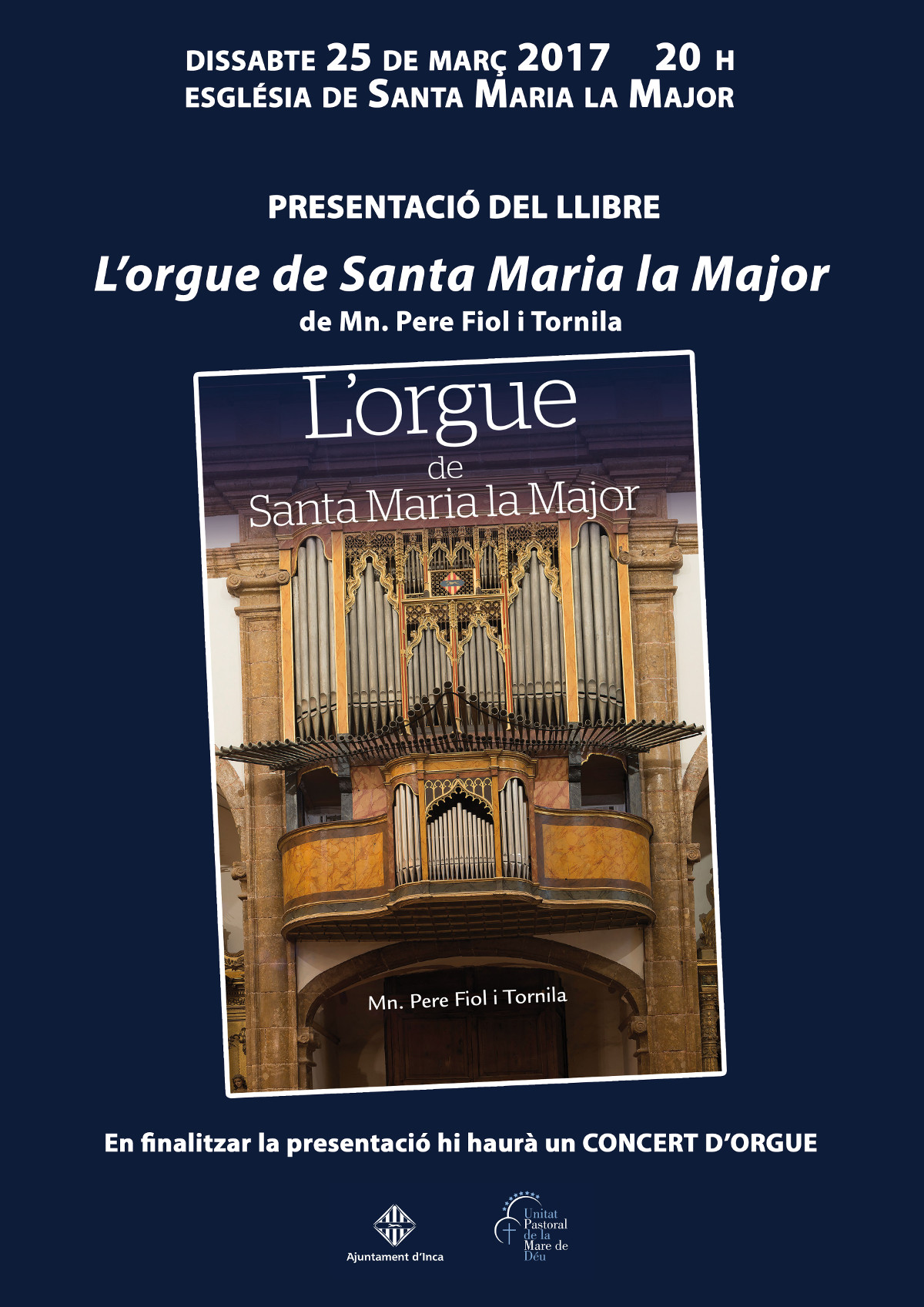 Anterior En cualquier momento arena L'orgue de Santa Maria la Major – Ajuntament d'Inca